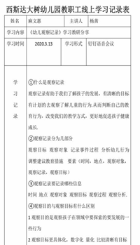 相聚一“线”，共学共“研”——太阳集团81068网址大树幼儿园线上教研运动